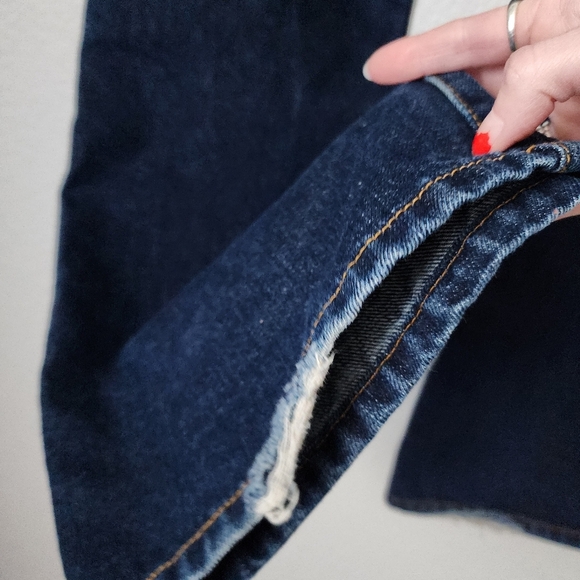 BLUE ASPHALT x VINTAGE Y2K dark wash jeans size 5 - Picture 7 of 14